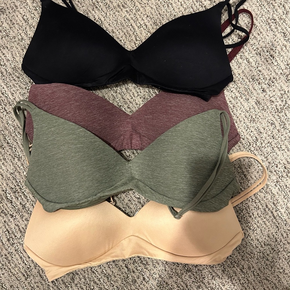 AERIE SUNNIE WIRELESS PUSH UP BRA